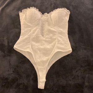 White Lace Bodysuit